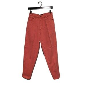 Gap Denim High Rise Vintage 80s Size 9/10 Cotton 5 Pockets Tapered Coral Pink